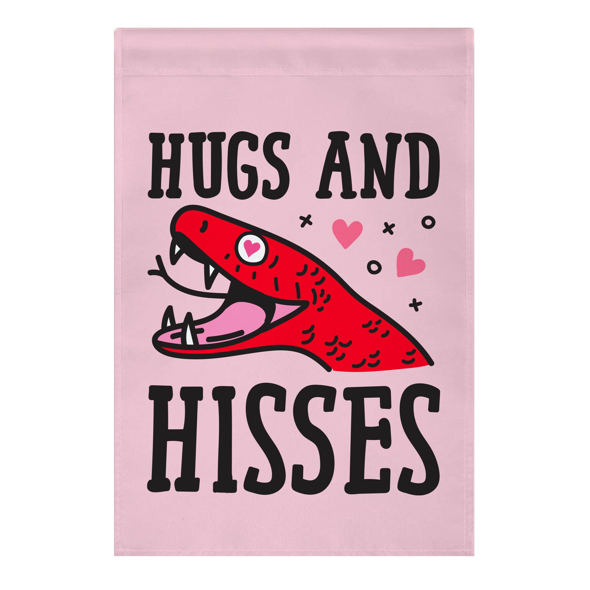 Hugs And Hisses Snake Garden Flag